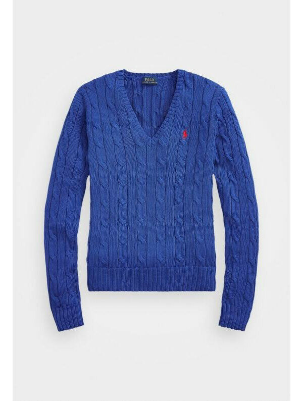 폴로 랄프 로렌 포니로고 자수 피마코튼 브이넥 니트 211971870008 - Polo Ralph Lauren