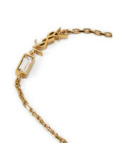 생로랑 메탈 및 라인스톤 소재 CASSANDRE 참 브레이슬릿 862050 Y1526 8066 썸네일 1