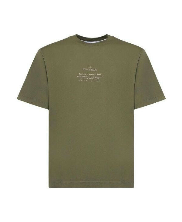 스톤아일랜드 2100001 코튼 저지 티셔츠 오가닉 반팔 L1S15 2100001 S0285 V005G - Stone Island