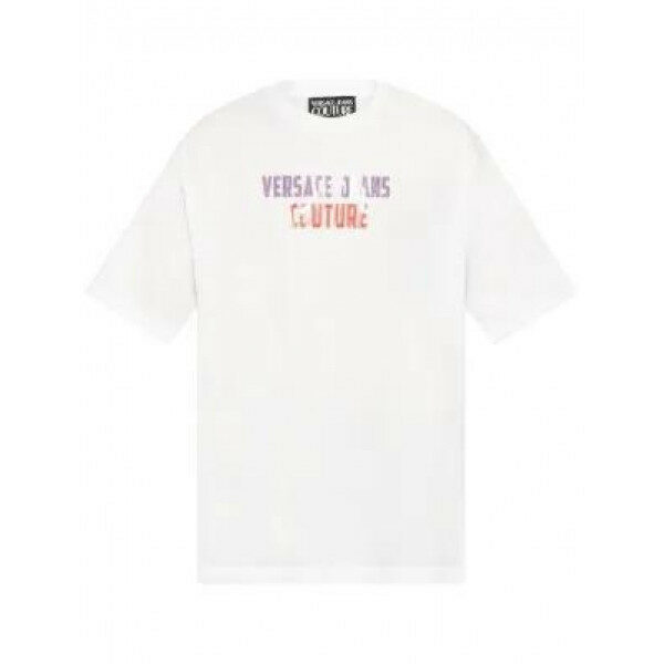 베르사체 Sauvage 로고 티셔츠 소바주 78GAHC02CJ01C 003 - Versace