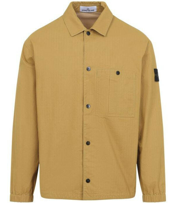스톤아일랜드 1200018 DoubleCoated 코튼 립스탑 오버셔츠 더블코티드 L1S15 1200018 S0299 V0034 - Stone Island
