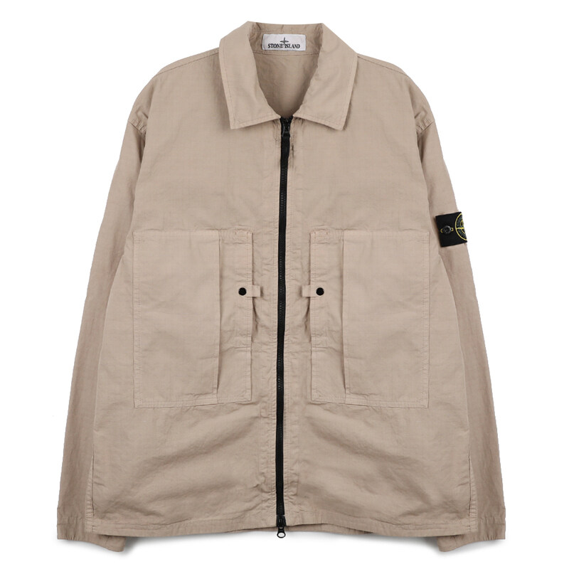 스톤아일랜드 립스톤 코튼 오버셔츠 L1S151200005-S0298-V009A - Stone Island