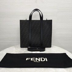 [럭스유] 펜디 FF 자카드 쇼퍼 토트 숄더백 7VA390 썸네일 9