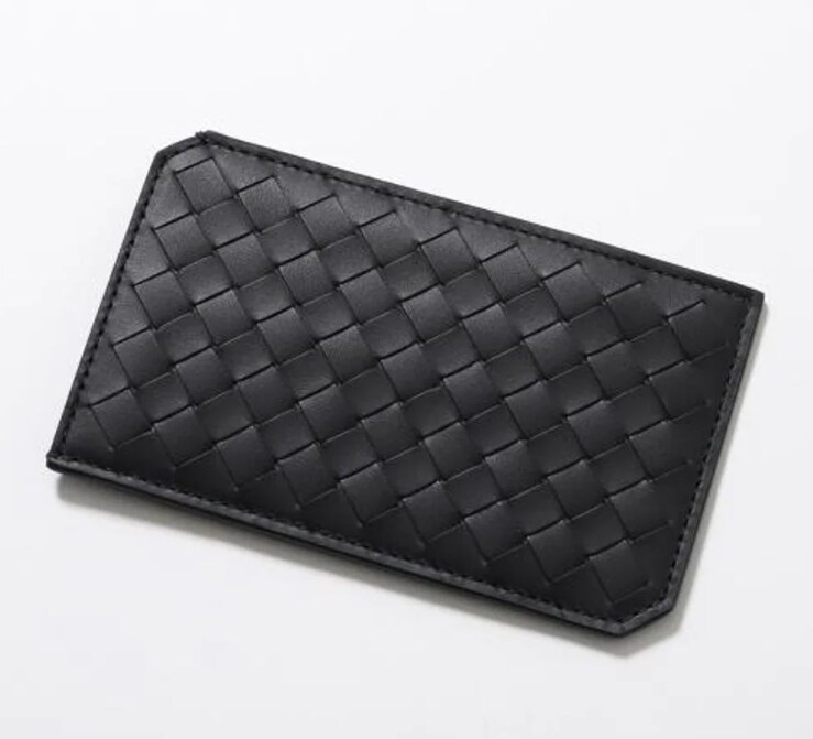 보테가베네타 인트레치아토 카드지갑 블랙 796963 V4LQ1 1000 - Bottega Veneta