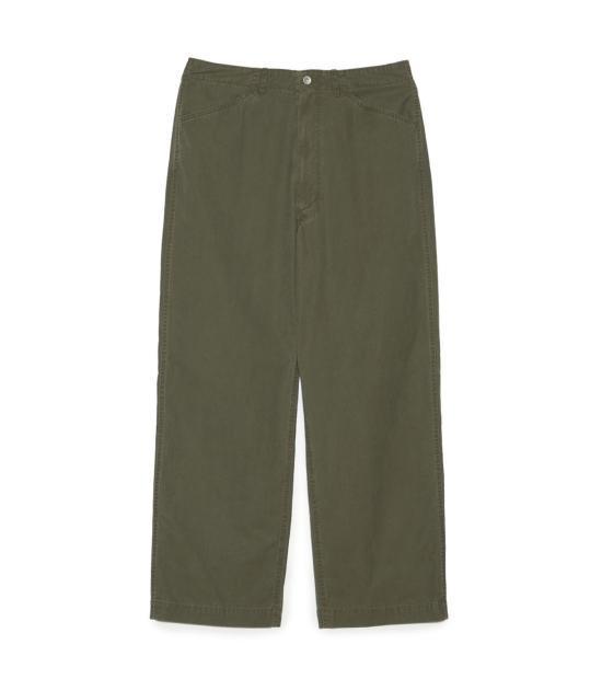 26SS 나나미카 스트레이트 팬츠 S26SC079E FO FADE OLIVE DOM - Nanamica