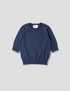 26SS 마가렛호웰 반팔 티셔츠 WHKN0527S26LCJ WWB WORKWEAR BLUE DOM 썸네일 1