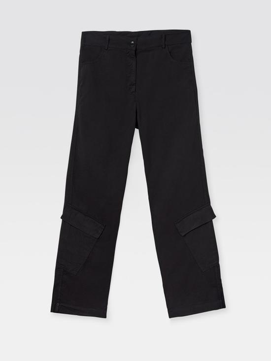 26SS 기마구아스 스트레이트 팬츠 IRINA TROUSERS BLACK DOM - GIMAGUAS