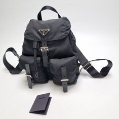 프라다 1BZ677 리나일론 백팩 스몰 블랙 (컨디션 최우수) 썸네일 1