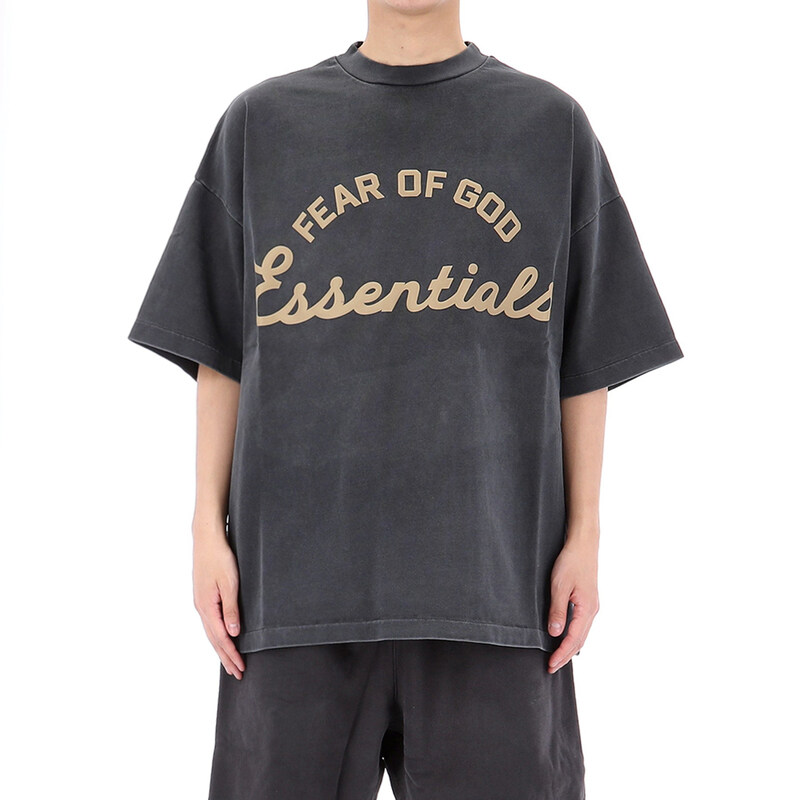 국내배송 26SS 피어오브갓 에센셜 트레이닝 90's 반팔 티셔츠 125SP264111F FADEDIRONGREY - Fear of God