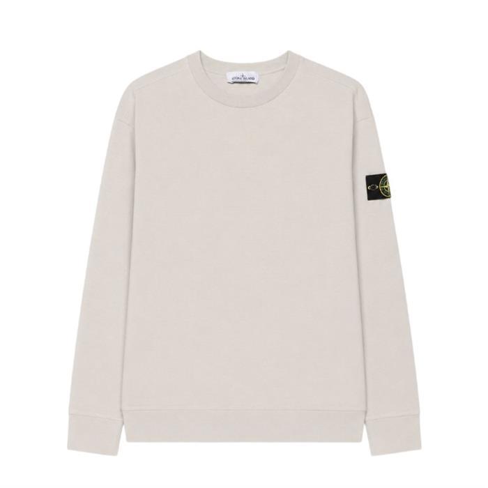스톤아일랜드 오가닉 코튼 맨투맨 펄그레이 6100057 S0B50 V0061 - Stone Island