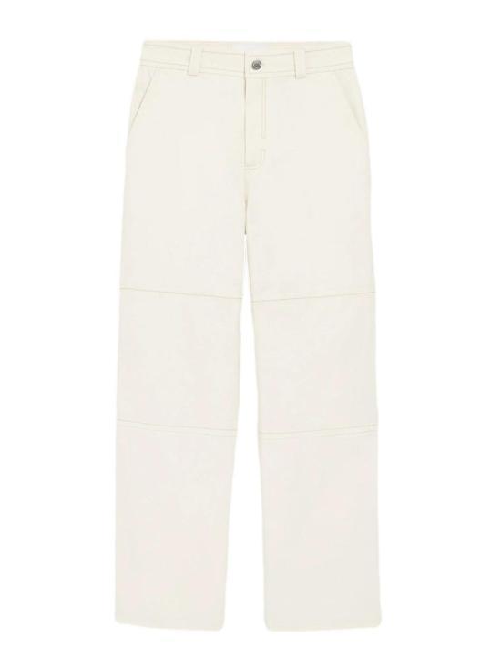 26SS 아미 코튼 워커 트라우저 HTR864 CO0211 136 WHITE CREAM DOM - Ami