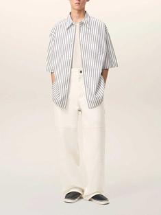 26SS 아미 코튼 워커 트라우저 HTR864 CO0211 136 WHITE CREAM DOM 썸네일 2