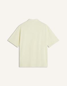26SS 메종키츠네 폭스 헤드 오버사이즈 폴로 티셔츠 PM00211KP00010479 ALOE GREEN DOM 썸네일 2