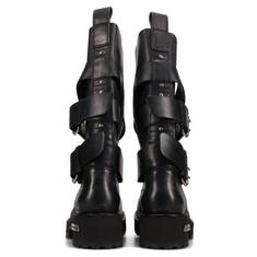 26SS 발렌시아가 부츠 833592 WBEQ1 1000 BLACK DOM 썸네일 3