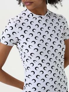 26SS 마린세르 문 프린트 저지 숏 슬리브 탑 UTS001ACJER0001 WH00 WHITE DOM 썸네일 5