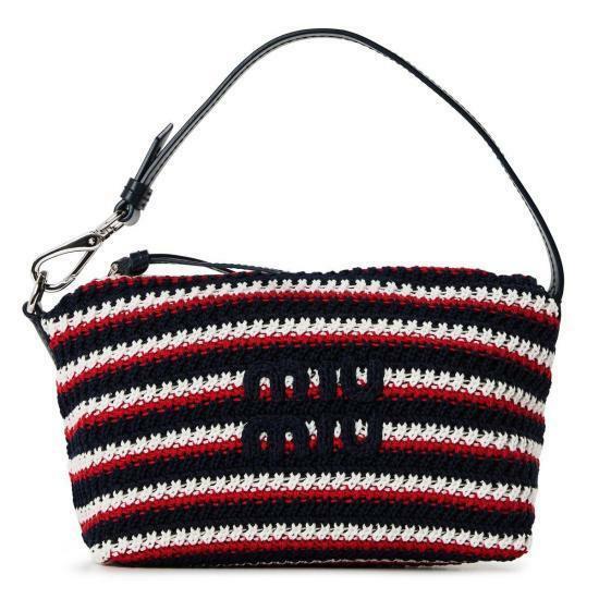 26SS 미우미우 토트백 5NE841 2IH7 F059F BLUE RED DOM - Miu Miu