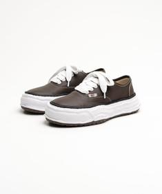 26SS 메종 미하라 야스히로 베이커 26 OG 솔 레더 로우탑 스니커즈 A16FW702 BROWN DOM 썸네일 2