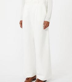 26SS 막스마라 스트레이트 팬츠 19131093 001 WHITE DOM 썸네일 2