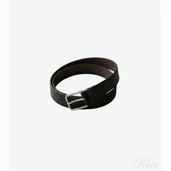 휴고보스 26SS 우븐 레더 핀 버클 벨트 50560430 205 - Hugo Boss