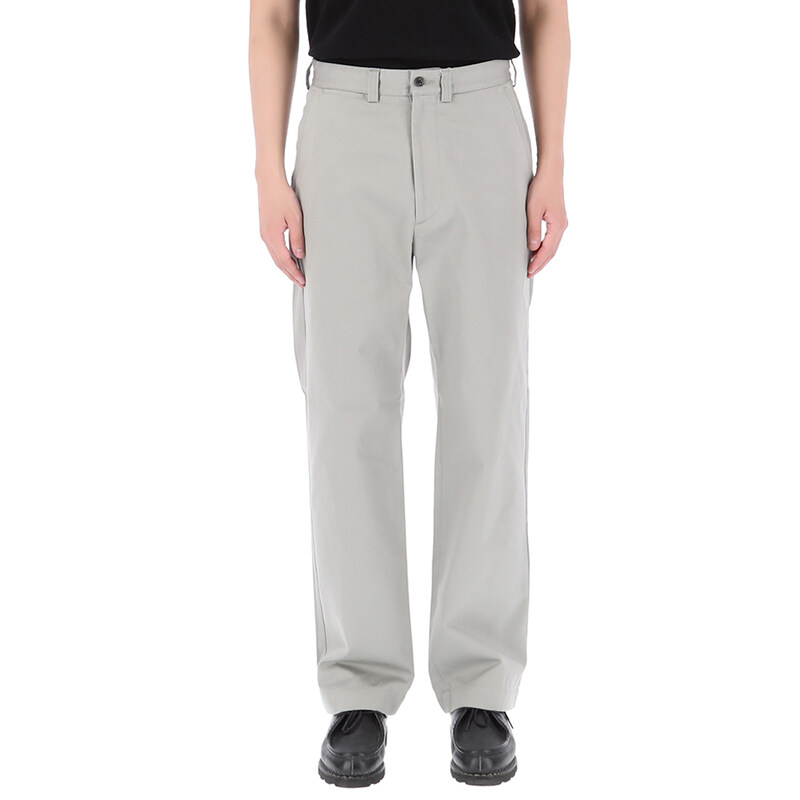 국내배송 26SS 나나미카 와이드 스트레이트 치노 팬츠 S25SC079E LIGHTGRAY - Nanamica