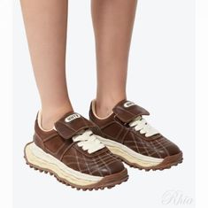 미하라야스히로 26SS 스캇 OG 솔 브러쉬드 스웨이드 로우탑 스니커즈 A16FW739 브라운 썸네일 1