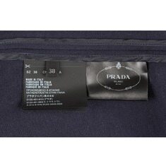 프라다 리본 반팔 티셔츠 38 네이비 썸네일 8
