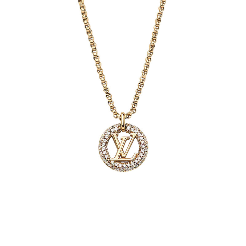 루이비통 M00759 금장 크리스탈 루이스 바이 나이트 목걸이 37319 - Louis Vuitton