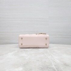 [럭스유] 디올 레이디 디올 스몰백 파우더핑크 리자드 핸들 M0505ODHF 썸네일 5