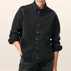 아미 데님 코튼 아미 드 꾀흐 셔츠 USH785 DE0125 031 썸네일 1