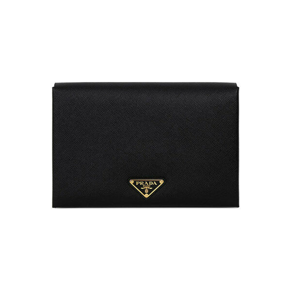 26FW 사피아노 삼각로고 도큐먼트 클러치백 블랙/레드 1MD005 2DF7 F0LJ4 - Prada