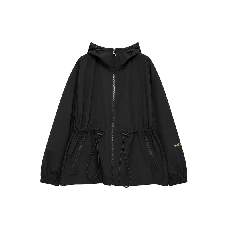 26SS 벌리 BIRLEY 드로스트링 숏 후드 자켓 블랙 8113654 - Burberry