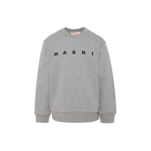 키즈 로고 프린팅 맨투맨 그레이 M01612 M00V0 0M903 - Marni