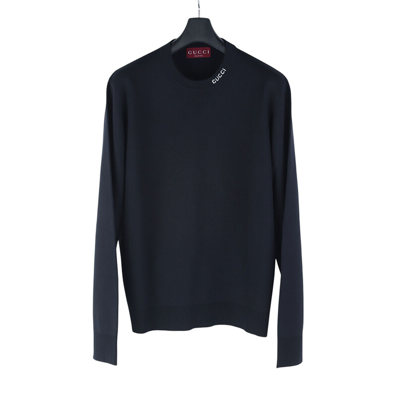 구찌 828711 인타르시아 실크 코튼 니트 스웨터 XL 37321-3 - Gucci