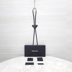 [럭스유] (새상품) 프라다 사피아노 레더 볼로 타이 블랙 2IC027 썸네일 4