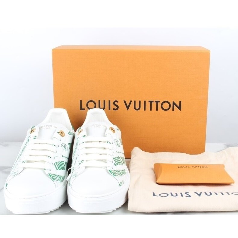 루이비통 LV 타임아웃 스니커즈 그린 37.5(245)  - Louis Vuitton