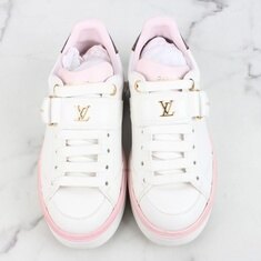 루이비통 LV 타임아웃 벨크로 스니커즈 핑크 36(230) 썸네일 6