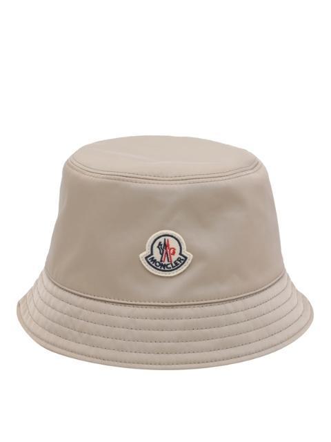 오늘출고 MONCLER 몽클레어 베이지 블랙 버킷햇 - Moncler