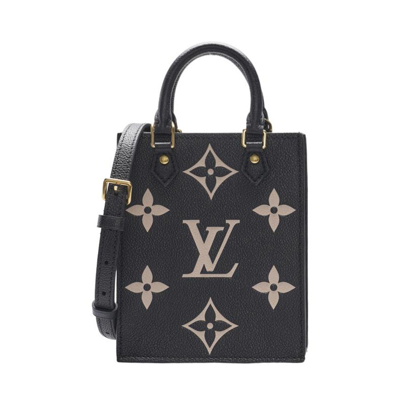 블랙 베이지 앙프렝뜨 쁘띠 삭 플라 크로스백 - Louis Vuitton