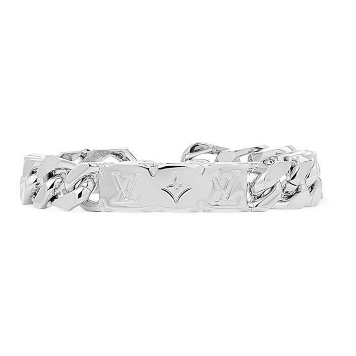 [밀라코/국내발송] 루이비통 모노그램 체인 브레이슬릿 팔라듐 라지 M00856 - Louis Vuitton