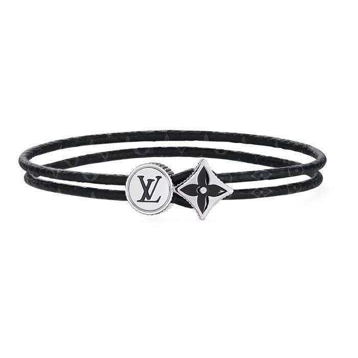 [밀라코/국내발송] 루이비통 캐치 잇 브레이슬릿 모노그램 이클립스 실버 M8111D - Louis Vuitton
