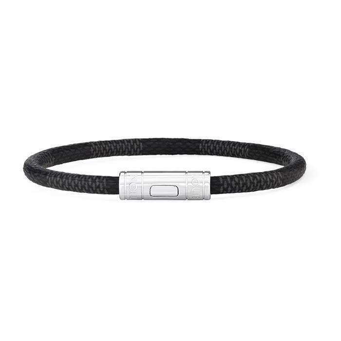 [밀라코/국내발송] 루이비통 킵 잇 브레이슬릿 실버 그래파이트 21사이즈 M8152D - Louis Vuitton