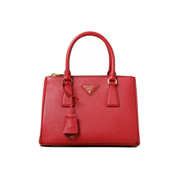 삼각로고 사피아노 스몰 갤러리아백 레드 1BA896 NZV F068Z - Prada