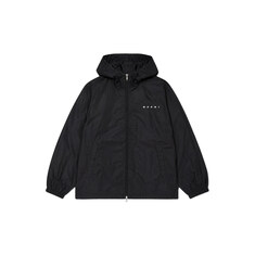 키즈 로고 프린트 나일론 후드자켓 블랙 M01787 M00UX 0M900 썸네일 1