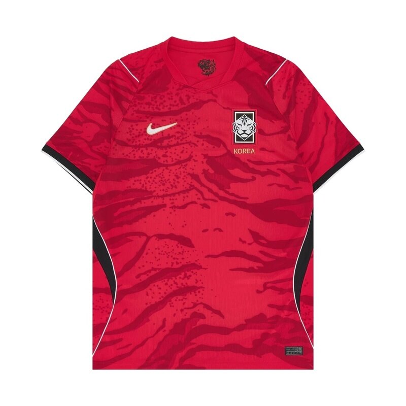[국내배송] 나이키 대한민국 홈 드라이핏 국대 유니폼 레드 블랙 2026 논마킹버전 IB5328-679 - Nike