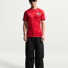 [국내배송] 나이키 대한민국 홈 드라이핏 국대 유니폼 레드 블랙 2026 논마킹버전 IB5328-679 썸네일 4