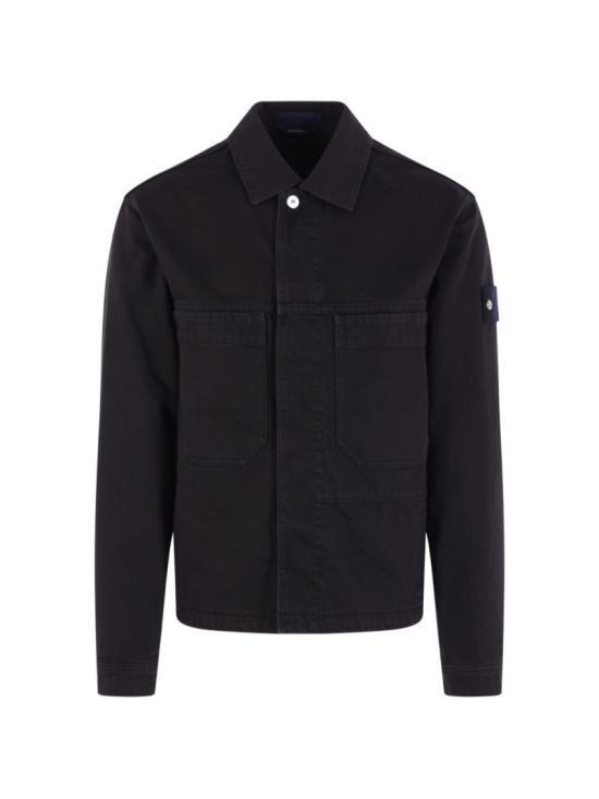 26SS 스톤 아일랜드 데님 코치 자켓 L1S14 4100006 S0J24 V0029 BLACK DOM - Stone Island