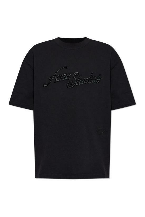 26SS 아크네 스튜디오 반팔 티셔츠 CL0423 BM0 BLACK DOM - Acne Studios