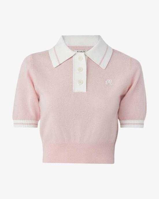 26SS 말본 반팔 티셔츠 MW0043DSTRSE DUSTY ROSE DOM - Malbon