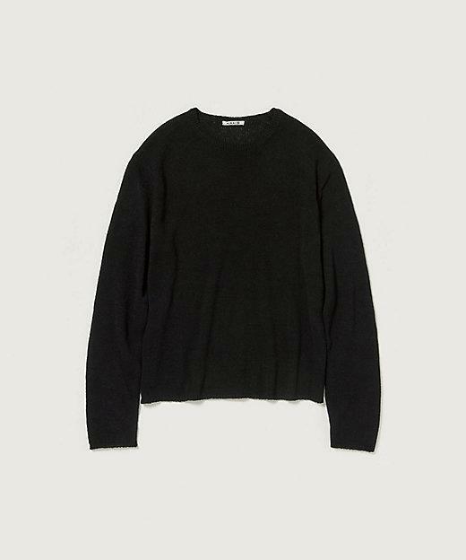 26SS 오라리 스웨터 A26SP01CK BLACK DOM - Auralee