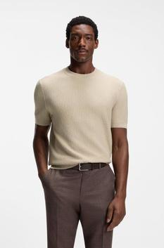 26SS 휴고보스 반팔 티셔츠 50560468286 BEIGE DOM 썸네일 2